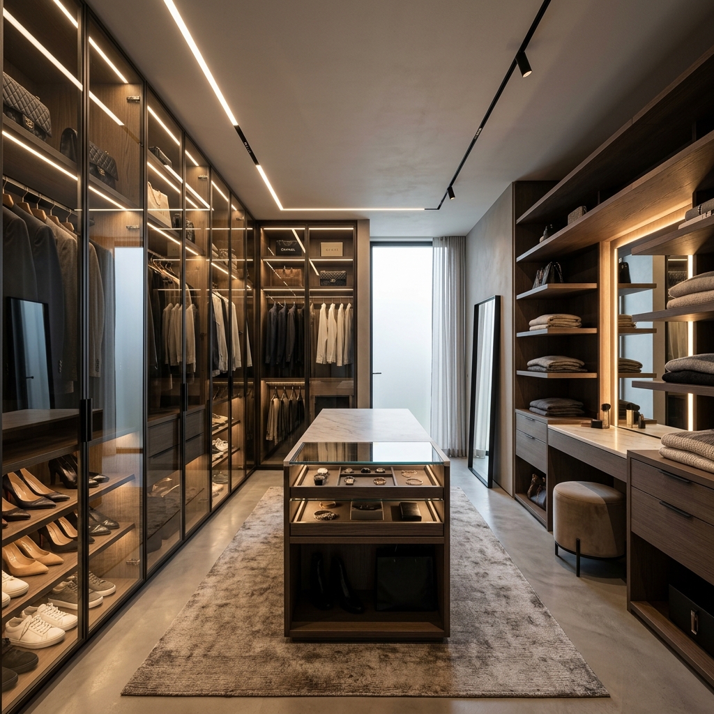 Custom Walk-In Wardrobe